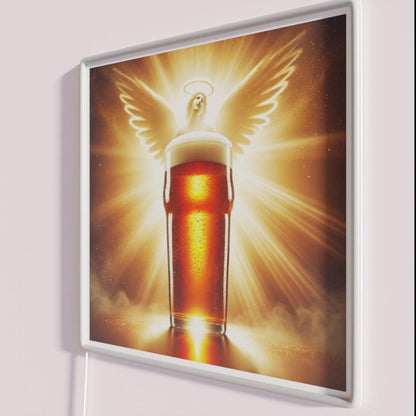 Beer Code Rgb Led Neon Sign Bar Wall Decor - Neon sign mounted on wall in room