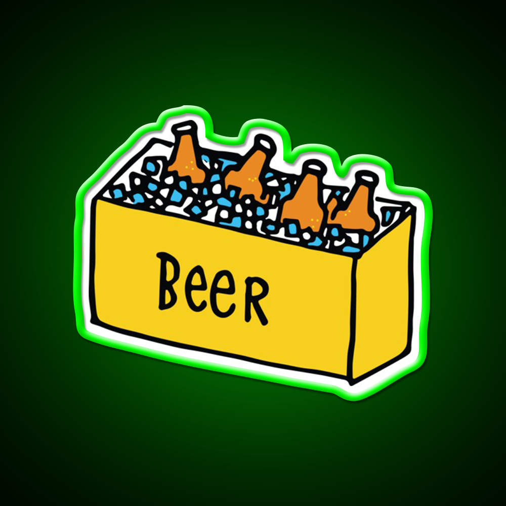 Beer Cooler Time Beer Bar Decor Led Neon Sign Rgb Color - LED neon sign view 8