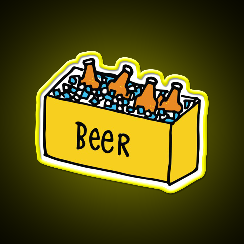 Beer Cooler Time Beer Bar Decor Led Neon Sign Rgb Color - LED neon sign view 7