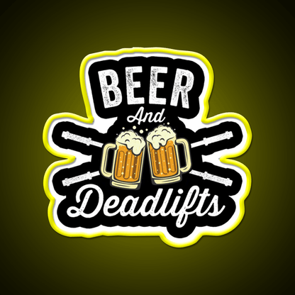 Beer Deadlift Party Drink Tequila Led Neon Sign Rgb Color - Shineneon