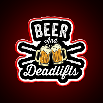 Beer Deadlift Party Drink Tequila Led Neon Sign Rgb Color - Shineneon