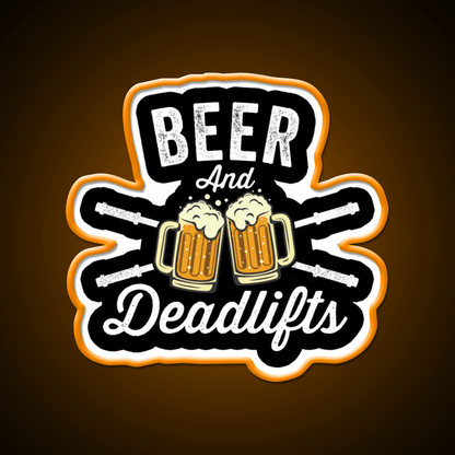 Beer Deadlift Party Drink Tequila Led Neon Sign Rgb Color - Shineneon