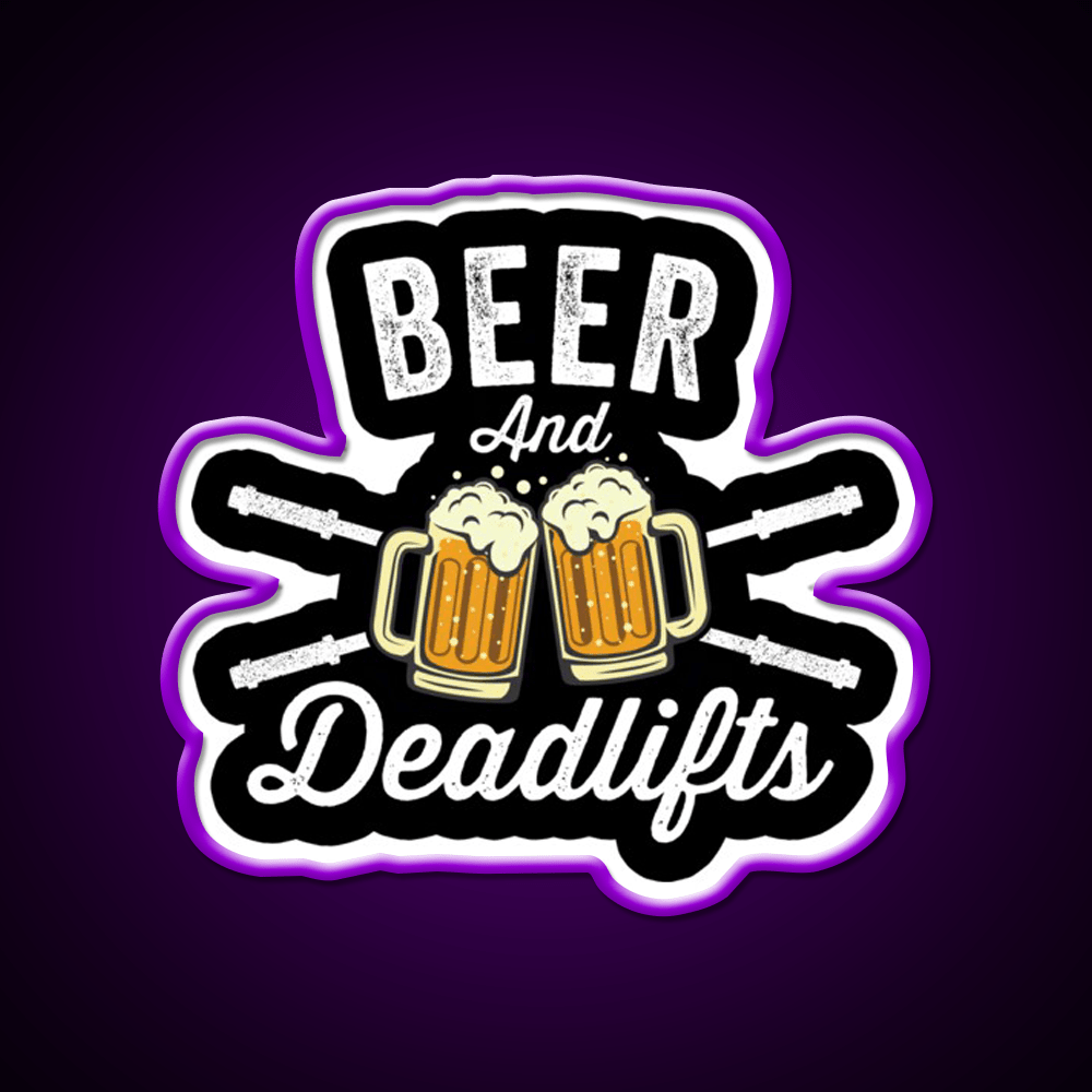 Beer Deadlift Party Drink Tequila Led Neon Sign Rgb Color - Shineneon