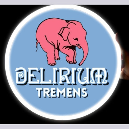 Beer Delirium Tremens Neon Signs - Custom LED neon sign front view