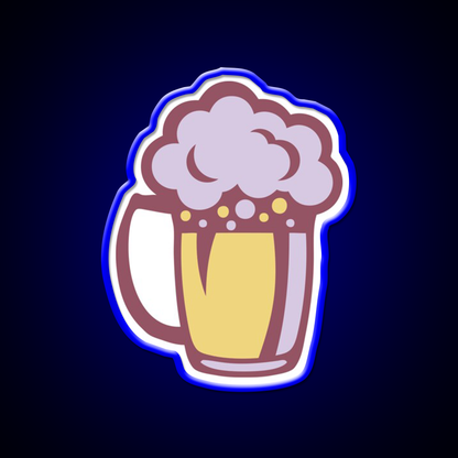 Beer Drawing Alcohol Glass Beer Bar Decor Led Neon Sign Rgb Color - LED neon sign view 5