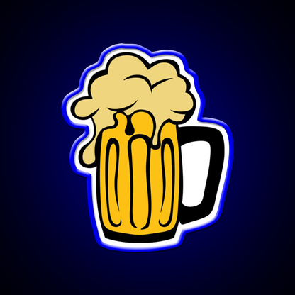 Beer Drawing Foam Booze Alcohol Beer Bar Decor Led Neon Sign Rgb Color - LED neon sign view 5
