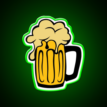 Beer Drawing Foam Booze Alcohol Beer Bar Decor Led Neon Sign Rgb Color - LED neon sign view 8