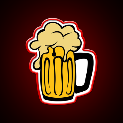 Beer Drawing Foam Booze Alcohol Beer Bar Decor Led Neon Sign Rgb Color - LED neon sign view 10