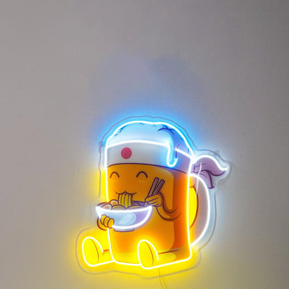 Beer Eating Leprechaun With Gold Uv Printed Led Neon Sign For St Patricks Home Bar | Shineneon