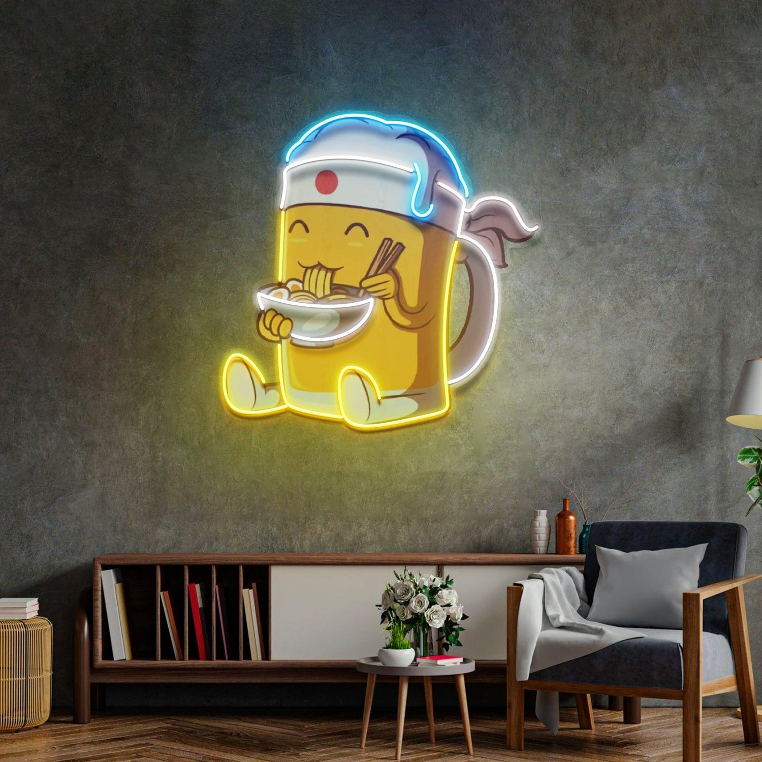 Beer Eating Leprechaun With Gold Uv Printed Led Neon Sign For St Patricks Home Bar | Shineneon