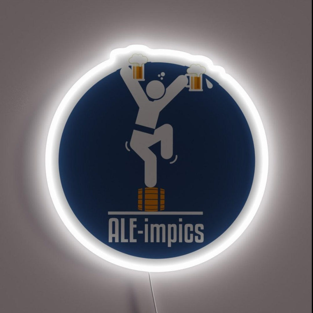 Beer Festival Aleimpics Rgb Led Neon Sign - Custom LED neon sign front view