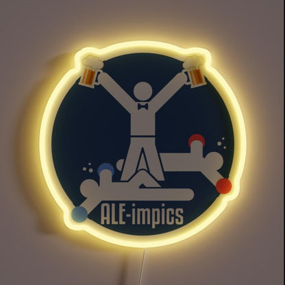 Beer Festival Aleimpics Rgb Led Neon Sign Bar Decors - Custom LED neon sign front view