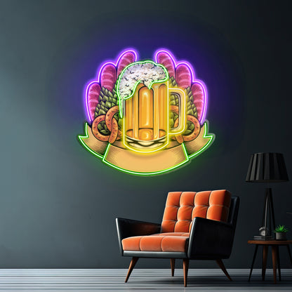 Beer Festival Led Neon Sign Light Custom Led Signs