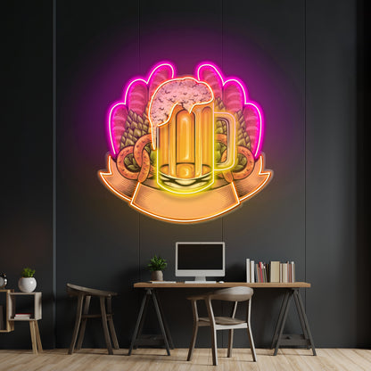 Beer Festival Led Neon Sign Light Custom Led Signs