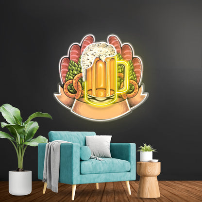 Beer Festival Led Neon Sign Light Custom Led Signs