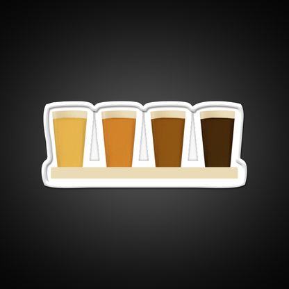 Beer Flight Tasting Paddle Beer Bar Decor Led Neon Sign Rgb Color - LED neon sign view 11