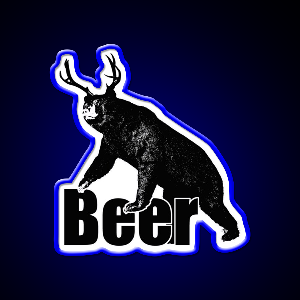 Beer Fun Beer Bar Decor Led Neon Sign Rgb Color - Size and dimension reference