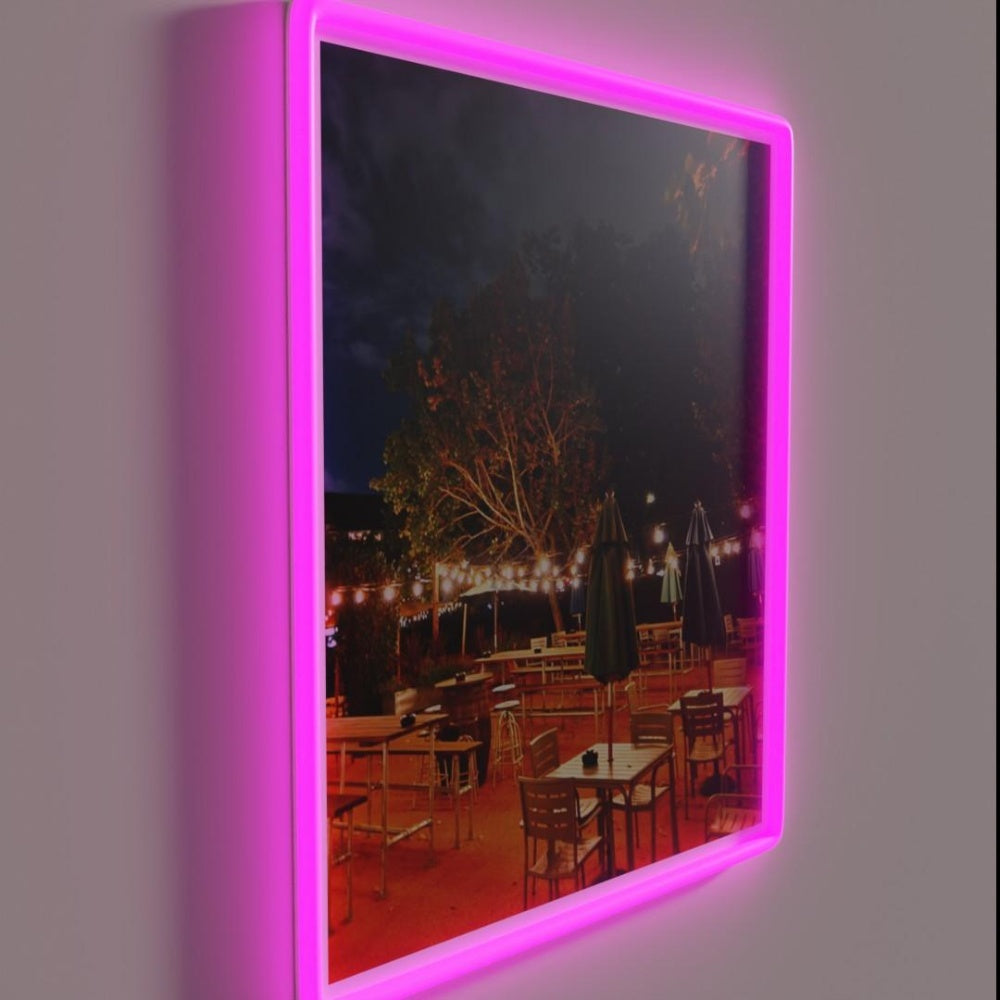 Beer Garden Rgb Led Neon Sign Bar Wall Decor - LED neon sign close-up detail