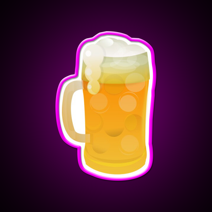 Beer Glass Beer Bar Decor Led Neon Signs Beer Bar Decor Led Neon Sign Rgb Color - Neon sign mounted on wall in room