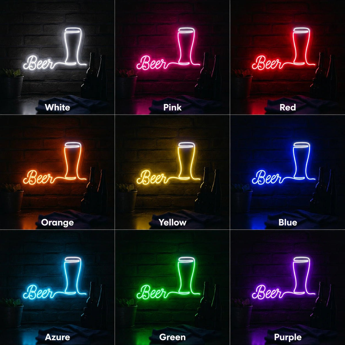 Beer Glass Patio LED Neon Sign - Shineneon