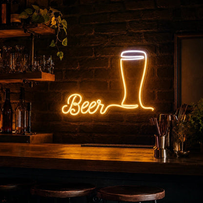 Beer Glass Patio LED Neon Sign - Shineneon
