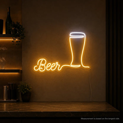 Beer Glass Patio LED Neon Sign - Shineneon
