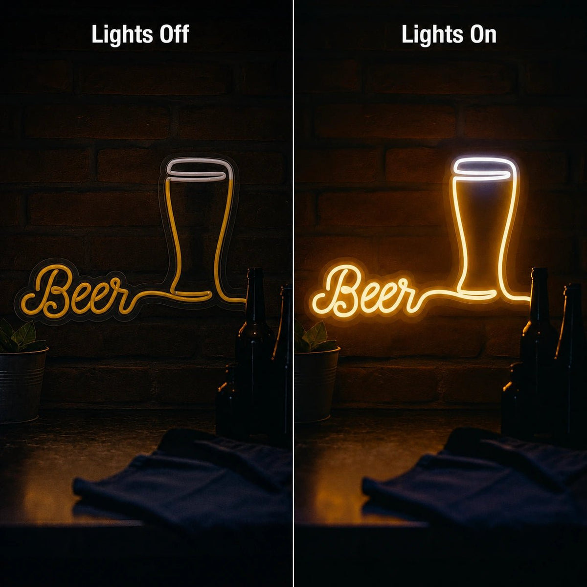 Beer Glass Patio LED Neon Sign - Shineneon