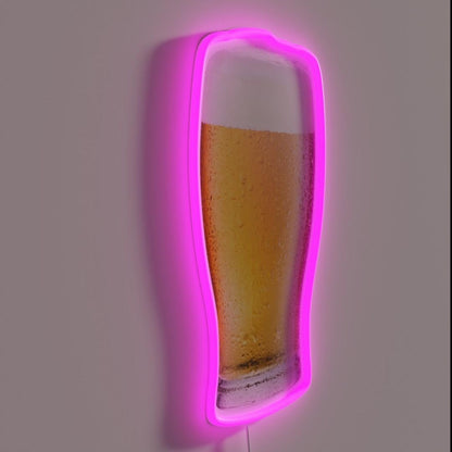 Beer Glass Rgb Led Neon Sign - LED neon sign close-up detail
