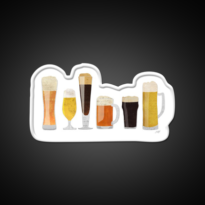 Beer Glasses Beer Bar Decor Led Neon Sign Rgb Color - LED neon sign view 11