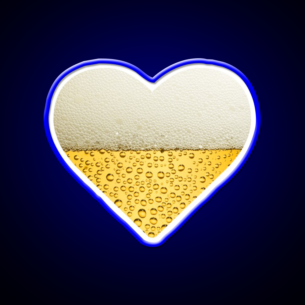 Beer Heart Beer Bar Decor Led Neon Sign Rgb Color - LED neon sign view 5