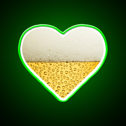 Beer Heart Beer Bar Decor Led Neon Sign Rgb Color - LED neon sign view 8