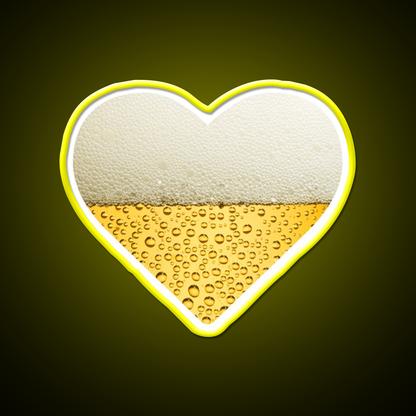Beer Heart Beer Bar Decor Led Neon Sign Rgb Color - LED neon sign view 7