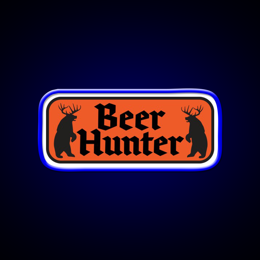 Beer Hunter Orange Beer Bar Decor Led Neon Sign Rgb Color - LED neon sign view 5