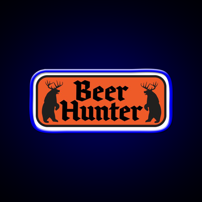 Beer Hunter Orange Beer Bar Decor Led Neon Sign Rgb Color - LED neon sign view 5