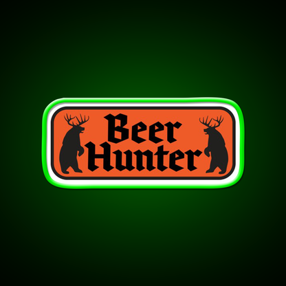 Beer Hunter Orange Beer Bar Decor Led Neon Sign Rgb Color - LED neon sign view 8