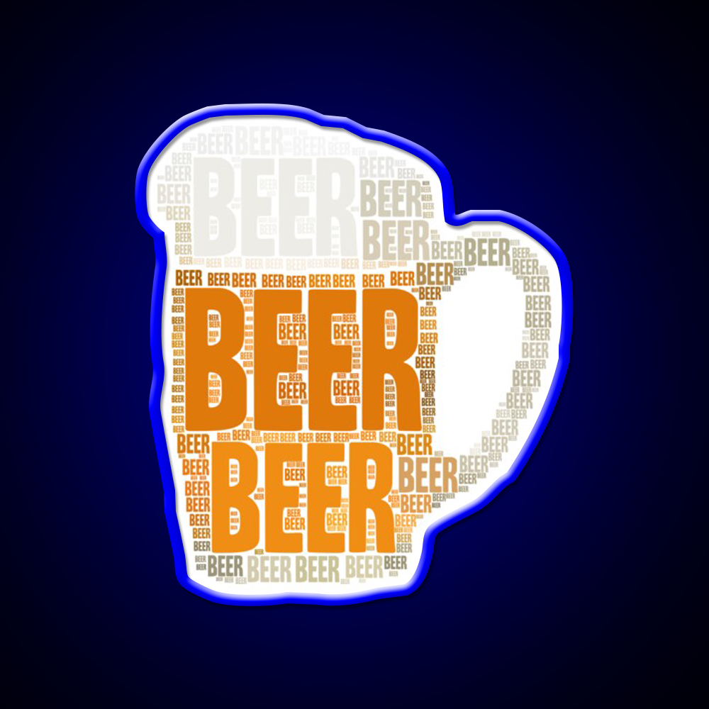 Beer Ipa Lover Man Cave Bar Led Neon Sign Rgb Color