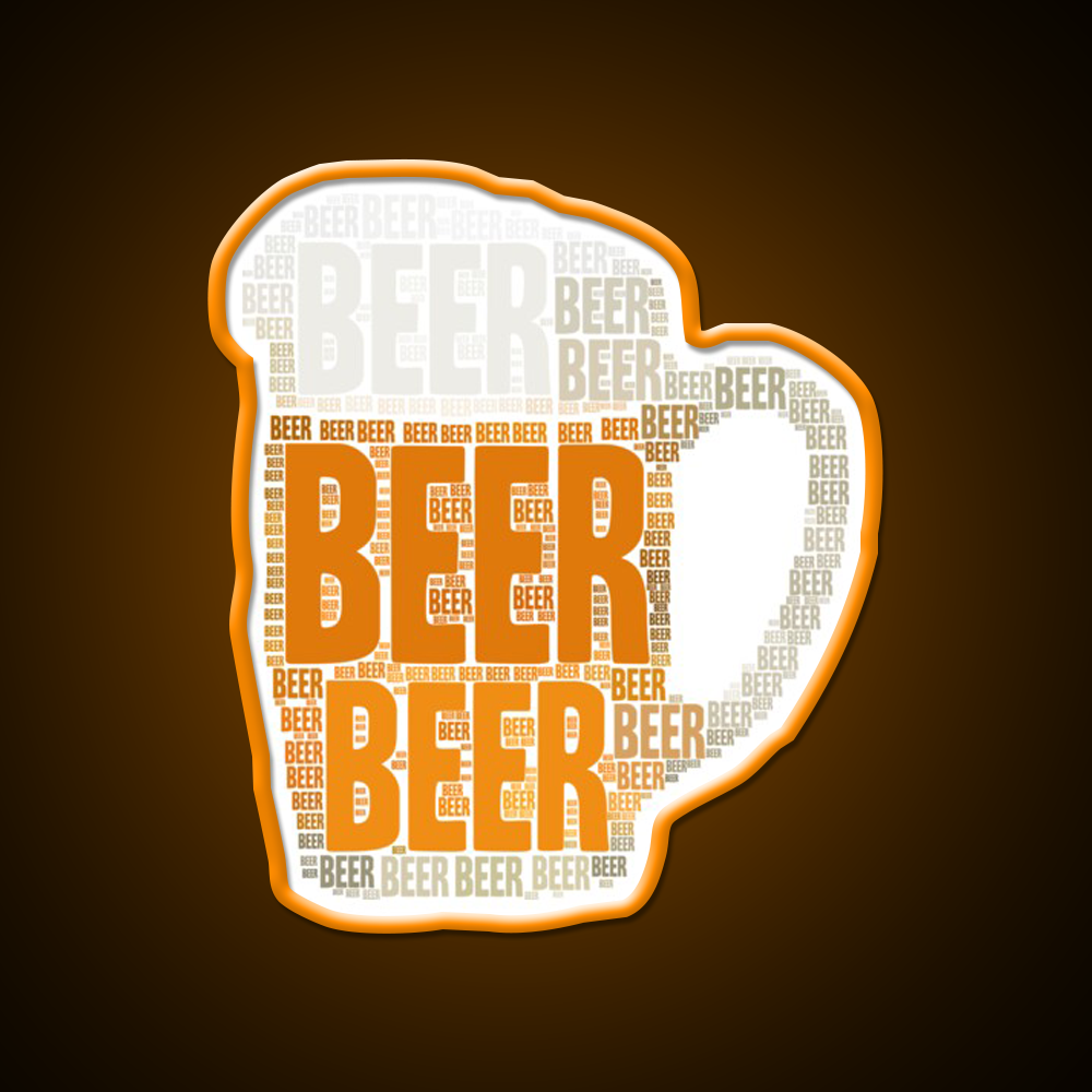 Beer Ipa Lover Man Cave Bar Led Neon Sign Rgb Color