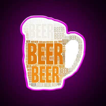 Beer Ipa Lover Man Cave Bar Led Neon Sign Rgb Color