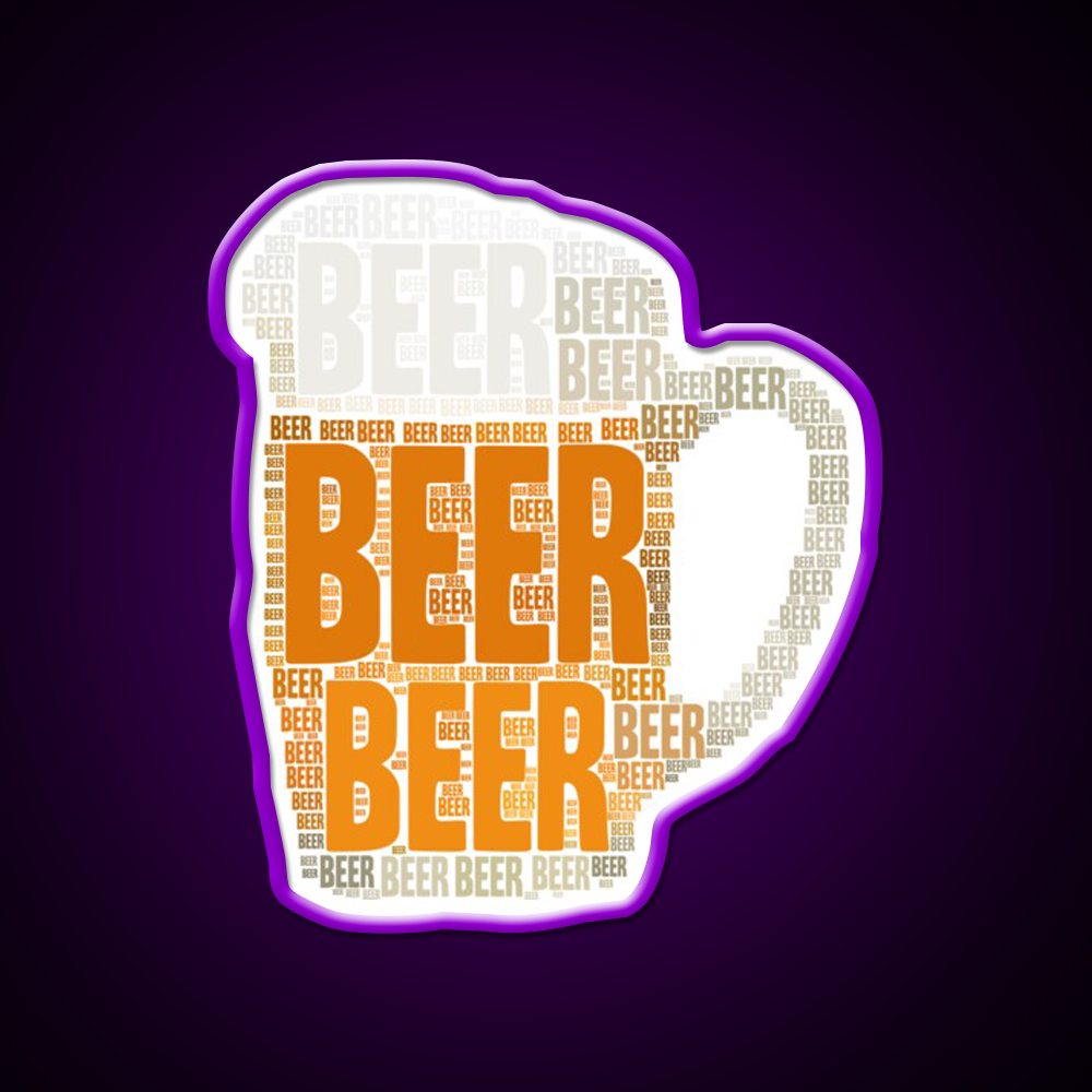 Beer Ipa Lover Man Cave Bar Led Neon Sign Rgb Color