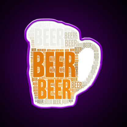 Beer Ipa Lover Man Cave Bar Led Neon Sign Rgb Color