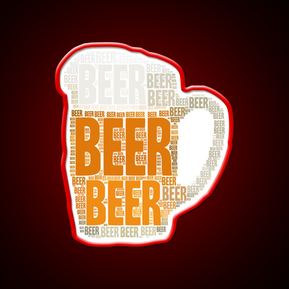 Beer Ipa Lover Man Cave Bar Led Neon Sign Rgb Color