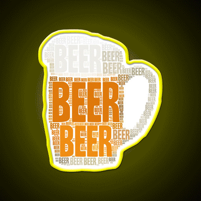 Beer Ipa Lover Man Cave Bar Led Neon Sign Rgb Color