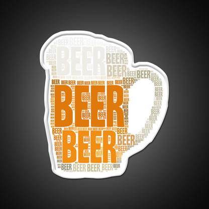 Beer Ipa Lover Man Cave Bar Led Neon Sign Rgb Color