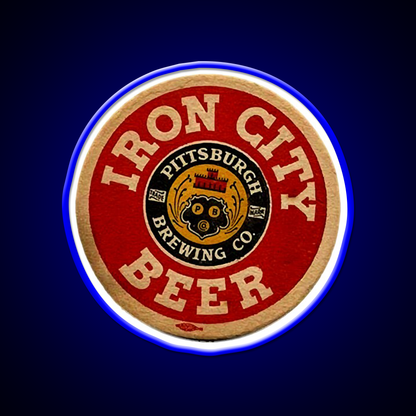 Beer Irons City Beer Bar Decor Led Neon Sign Rgb Color