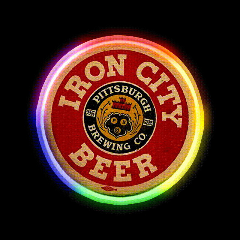 Beer Irons City Beer Bar Decor Led Neon Sign Rgb Color