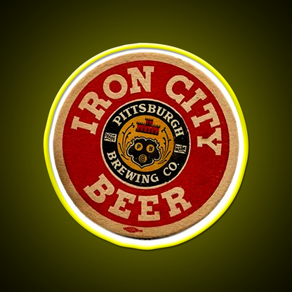 Beer Irons City Beer Bar Decor Led Neon Sign Rgb Color