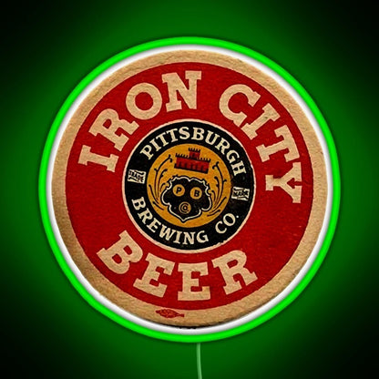 Beer Irons City Rgb Led Neon Sign Pop Wall Art - Shineneon
