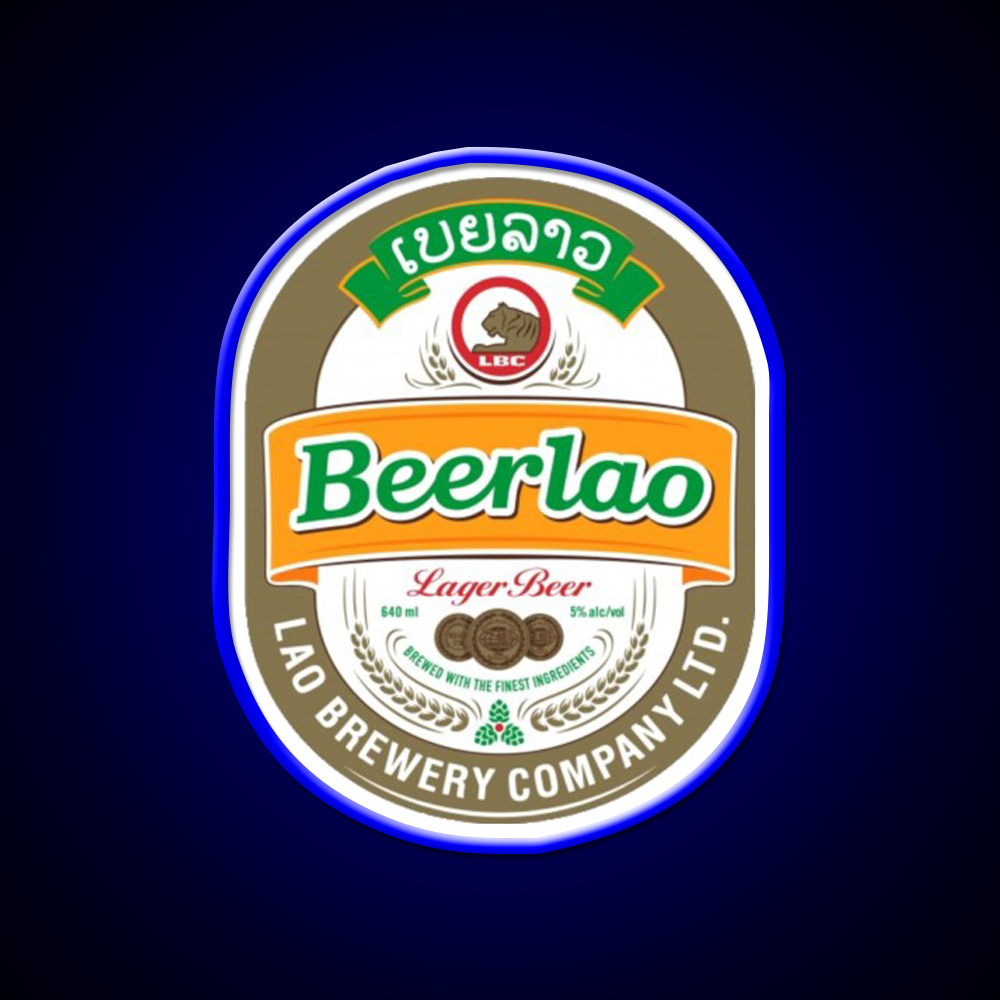 Beer Lao Beer Bar Decor Led Neon Sign Rgb Color - LED neon sign view 5