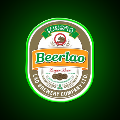 Beer Lao Beer Bar Decor Led Neon Sign Rgb Color - LED neon sign view 8