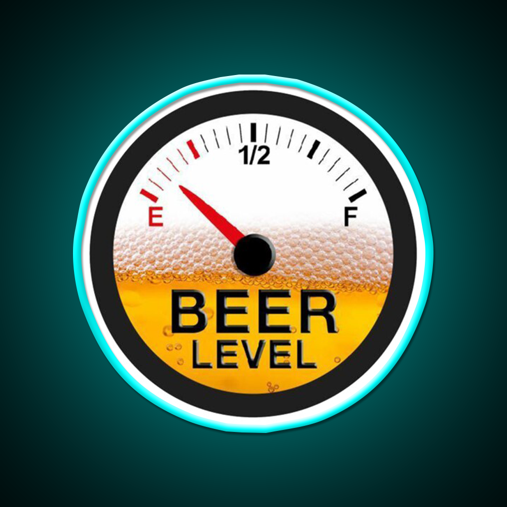 Beer Level Funny Beer Bar Decor Led Neon Sign Rgb Color